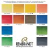 Rembrandt Aquarelle Coffret Traditional 12 Tubes – Image 2