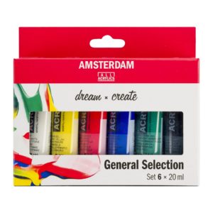 Amsterdam Générale Set d’acryliques série Standard 6 x 20 ml