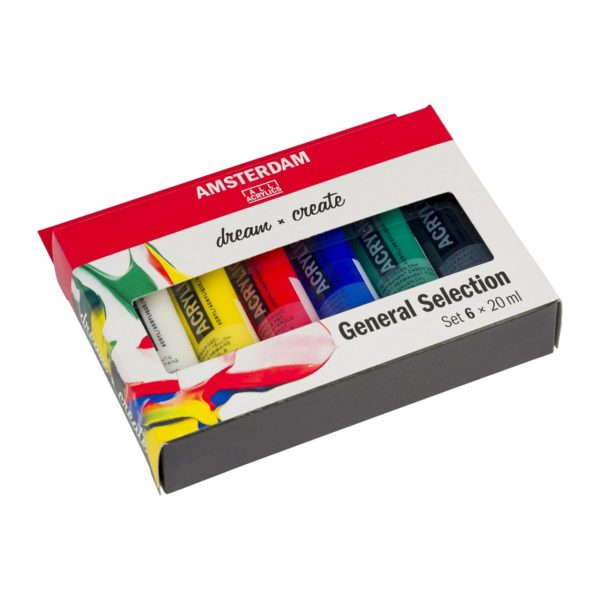 Amsterdam Générale Set d’acryliques série Standard 6 x 20 ml – Image 4