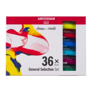 Amsterdam Acrylique Sélection Générale Set d’acryliques série Standard 36 x 20ml