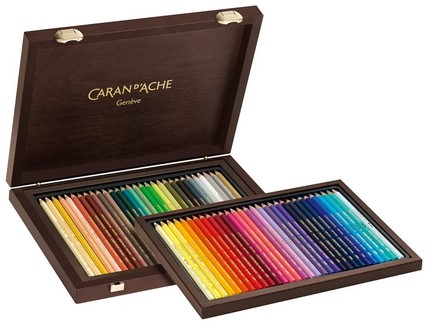 Coffret bois 120 crayons de couleurs PABLO® - Caran d'Ache