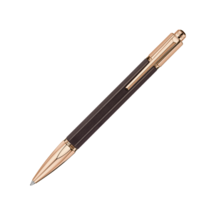 Stylo Bille VARIUS EBONY Plaqué Or Rose de Caran d'Ache