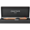 Stylo Bille ECRIDOR CHEVRON Doré Rose de Caran d'Ache – Image 2