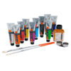 Set d'huiles à l'eau Cobra 10x40ml + accessoires de Royal Talens