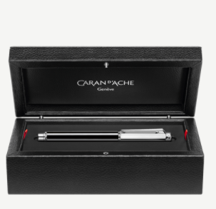 Stylo Bille VARIUS CHINA BLACK Argenté Rhodié