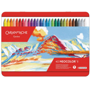 Neocolor I  de Caran d'Ache (permanents)- de 12 à 40 couleurs