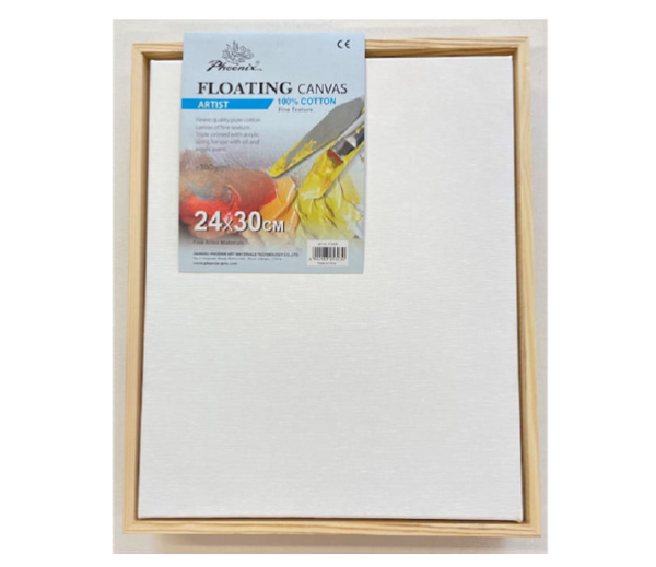 Châssis coton dans cadre américain 30x40cm - 5cm de tranche-en STOCK - ACTION