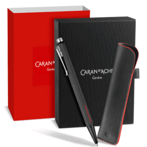 Set Ecridor Racing Stylo Bille et étui cuir